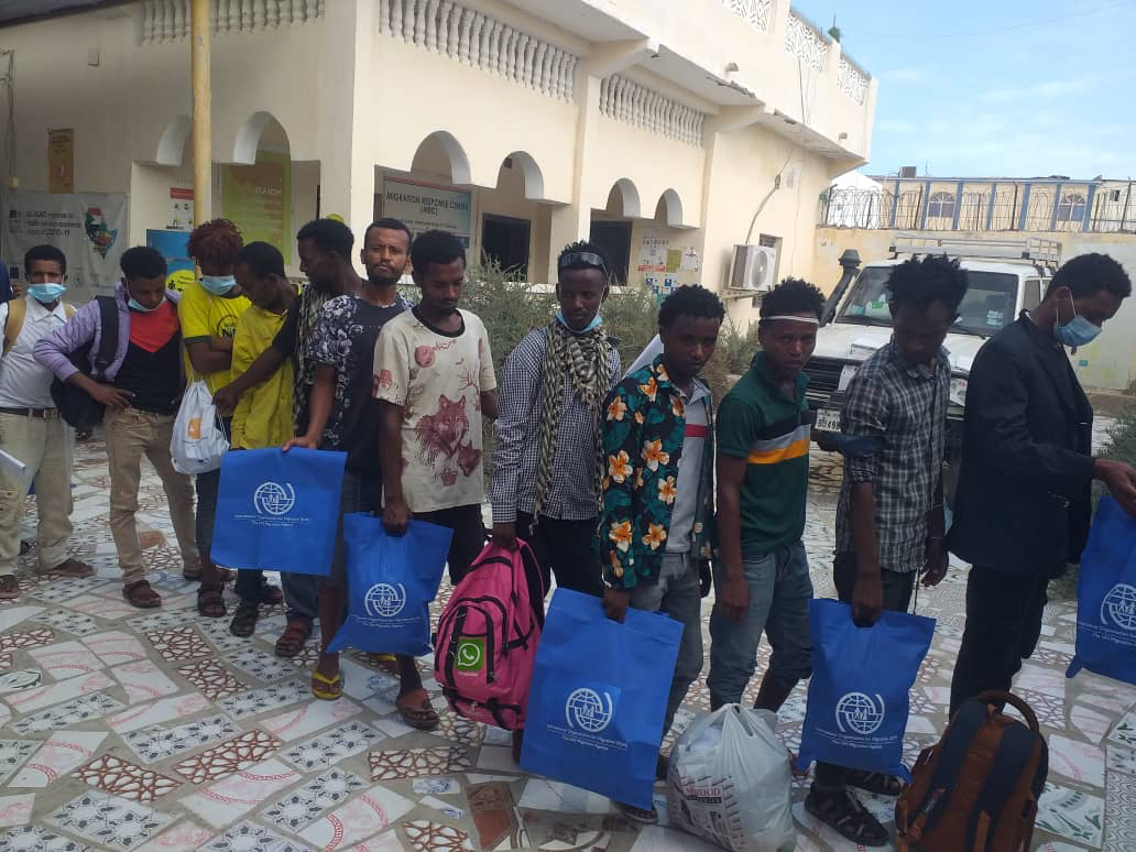 Ethiopian Consulate in Puntland, Somalia repatriated 33 Ethiopian migrants from Puntland.